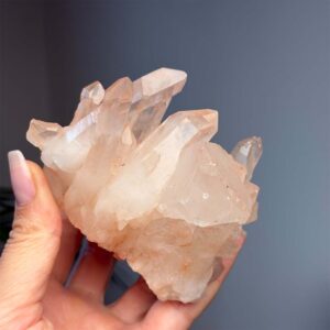 Pink Lemurian Kvarc kristályos telep (3) - Nyers ásványok - termékfotó 1