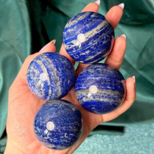 Lapis lazuli gömb – prémium! - Faragványok - termékfotó 1