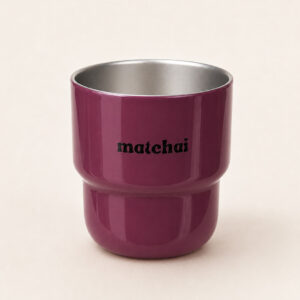Burgundi matcha bögre