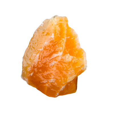Narancs kalcit közepes marokkő