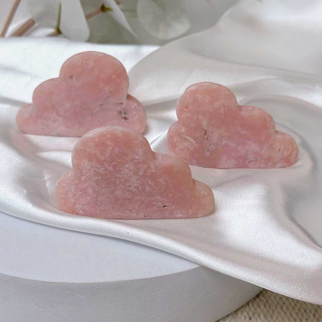Perui Pink opál felhő csiszolat Ásványok , ásvány